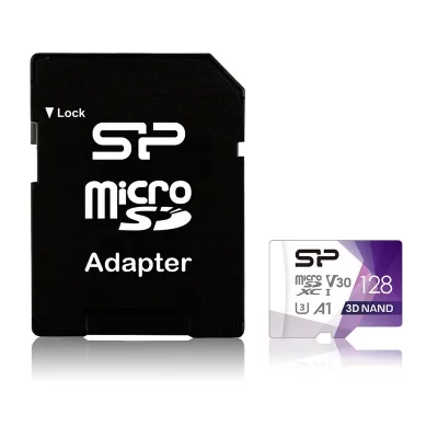 SP SILICON POWER Silicon Power Carte m&eacute;moire SDXC 128Go