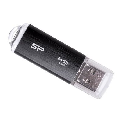SILICON POWER  Cl&eacute; USB 3.0 Blaze B02 64Go Noir 