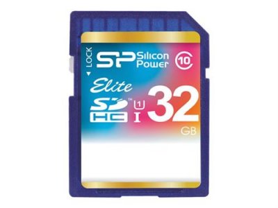 SILICON POWER  Elite - Carte m&eacute;moire flash - 32 Go - Class 10 - SDHC UHS-I 