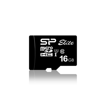 SILICON POWER  microSDHC Elite UHS-1 16 Go - Carte m&eacute;moire Class 10 UHS-1 