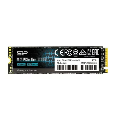SILICON POWER  P34A60 M.2 2000 Go PCI Express 3.0 3D NAND NVMe