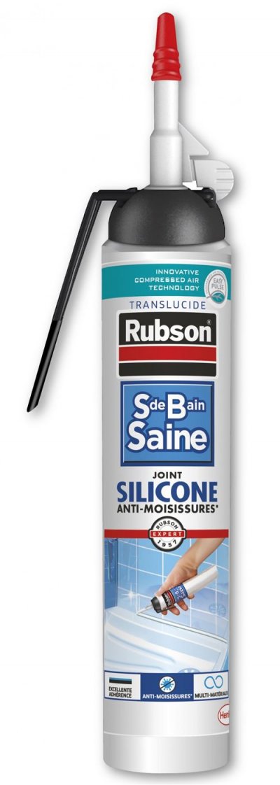 Silicone RUBSON transparent 200 ml Salle de bain saine