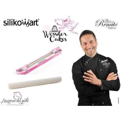 GENERIQUE Silikomart 70.306.87.0069 RP06 Rouleau &agrave; P&acirc;tisserie Plastique Lisse Blanc