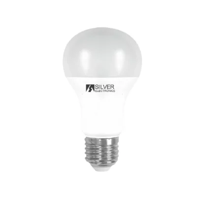 SILVER ELECTRONICS Silver 980527 Lampe LED standard en aluminium Lumi&egrave;re chaude E27 15 W