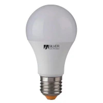 SILVER ELECTRONICS Silver Sanz Eco 980927 E27 10w 820 Lumens 2700k Led Bulb Blanc