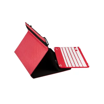 SILVERHT  Etui Universel Gripcase Clavier (9 &agrave; 10,1 Rouge-)