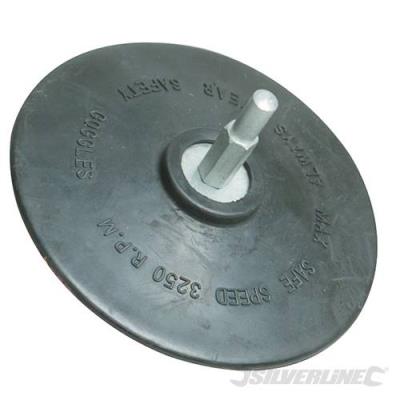 SILVERLINE  244965 Plateau de support auto-agrippant 125 mm