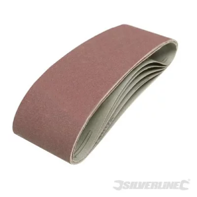 SILVERLINE  308931 5 bandes papier de verre 75 x 533 mm Grain 60