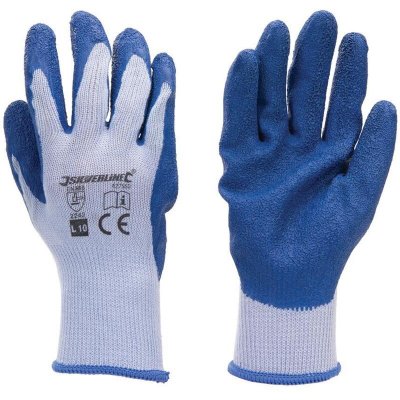 SILVERLINE  427550 Gants tricot enduction latex Taille Unique