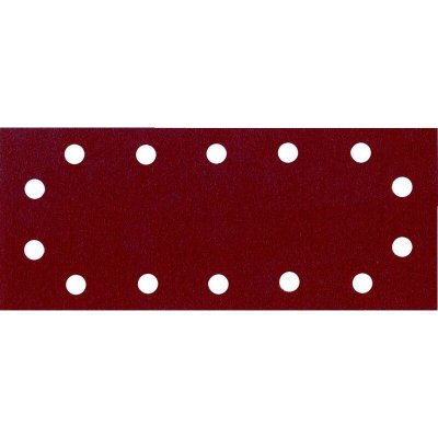 SILVERLINE  595752 10 feuilles abrasives 1/2 &agrave; trous 115 x 230 mm Grain 240