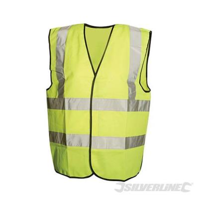 SILVERLINE  633561 Gilet haute visibilit&eacute; Classe 2 Taille XL 116-124 cm