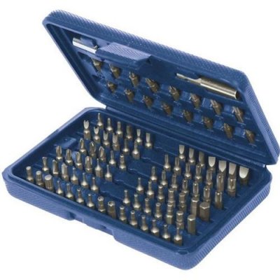 SILVERLINE  633840 Mallette 100 pi&egrave;ces d'embouts de vissage