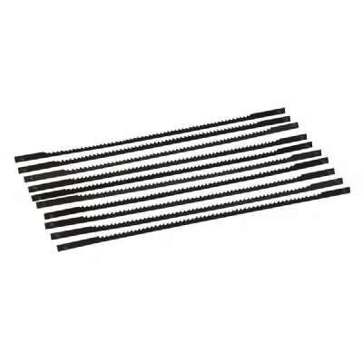 HD OUTILLAGE Silverline 793823 10 lames pour scie &agrave; chantourner 130 mm 14 TPI