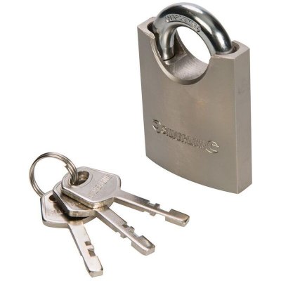 SILVERLINE  - cadenas en acier &agrave; anse int&eacute;gr&eacute;e 50 mm 298532