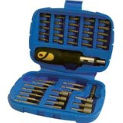 GENERIQUE SILVERLINE Coffret 45 tournevis &agrave; cliquet avec douilles et embouts