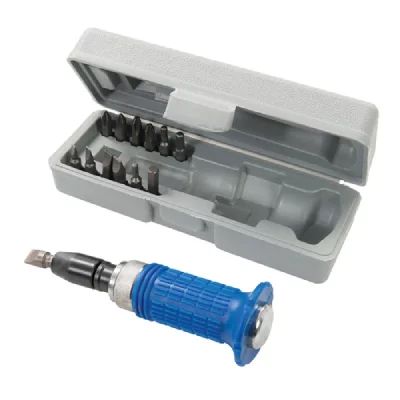 SILVERLINE  Coffret tournevis a frapper a poign&eacute;e caoutchout&eacute;e, 14 pcs
