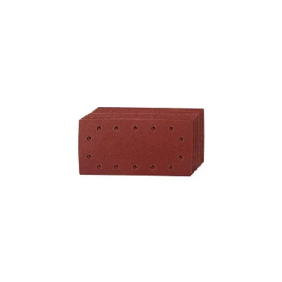 SILVERLINE  Feuilles abrasives Velcro - Lot de 10