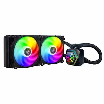 SILVERSTONE  permafrost pf240-argb v2, komplett-wasserk&uuml;hlung - 240 mm