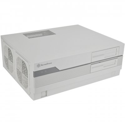 SILVERSTONE  SST-FLP01W unit&eacute; centrale HTPC Blanc - Neuf