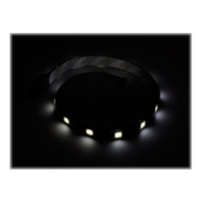 SILVERSTONE  SST-LS01W - Ruban lumineux pour PC LED blanc brillant, 30cm, 15 LEDs