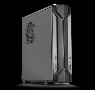SILVERSTONE  SST-RVZ03B - Raven Bo&icirc;tier PC Gamer Mini-ITX, RGB, noir 