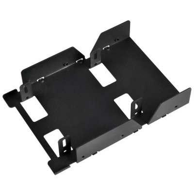 SILVERSTONE TECHNOLOGY SilverStone SST-SDP08B-E - Support de montage pour disque dur SSD/HDD 3.5"" vers 3x 2.5"" , noir