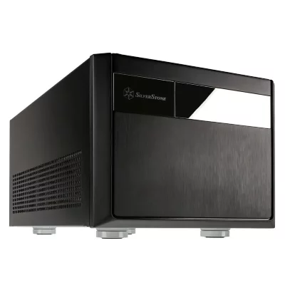 SILVERSTONE  SUGO SG11 - Tour - micro ATX - pas d'alimentation (ATX / PS/2) - noir - USB/Audio 