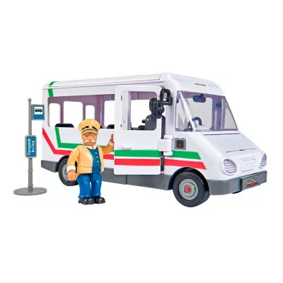 SIMBA  Toys 109251073 - Sam le pompier - Le bus de Trevor avec figurine 