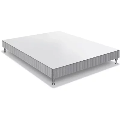 SIMMONS  Sommier  &agrave; Lattes Recouvertes D35V 140x190 + Pieds
