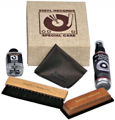 SIMPLY ANALOG  Delux Cleaning Boxset coton marron
