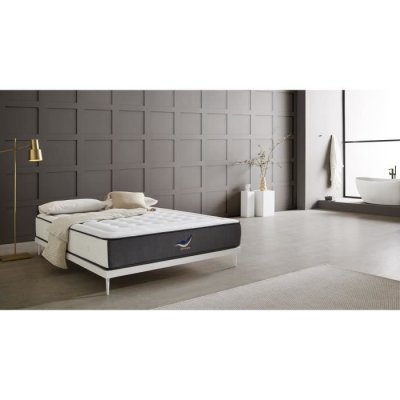 SIMPUR  : Matelas Exclusif Sport Visco 200x200 Cm Hauteur 30cm Mousse Hr Haute Densit&eacute; Fermet&eacute; 8/10