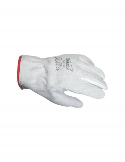 SINGER  - Paire de gants paume fleur de bovin - Dos cro&ucirc;te - Coloris naturel - Taille 10 - 50FC