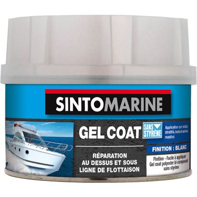 SINTO MARINE Gel coat finition et protection - 230 g - Blanc