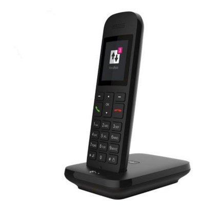 T COM Sinus 12 - T&eacute;l&eacute;phone sans fil avec ID d'appelant - DECT - noir