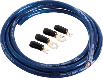 SINUSLIVE  - Set c&acirc;ble de batterie BK-25M BK-25M - bleu