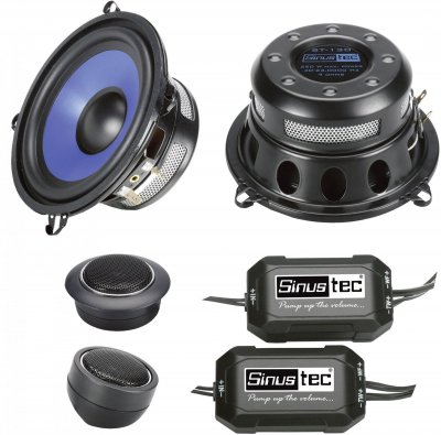 SINUSTEC  - Set de haut-parleurs 2 voies &agrave; encastrer 250 w ST-130