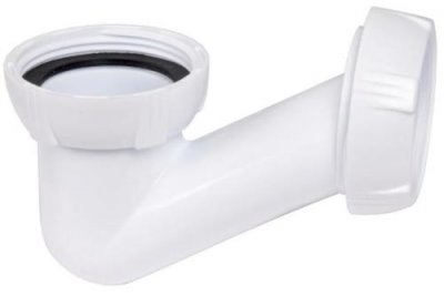 WIRQUIN Siphon en v pour baignoire - sp&eacute;cial gain de place - 