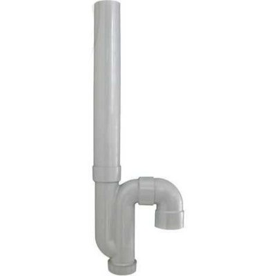SOMATHERM Siphon pour MAL/Diam 40 mm/Sortie Verticale 2 Bouchons de d&eacute;gorgement