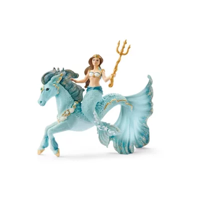 SCHLEICH Sirene Eyela sur licorne sous marine 