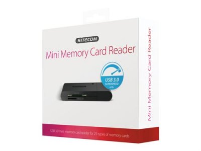 SITECOM  MD-063 - Lecteur de carte - 25 en 1 (SD, microSD) - USB 3.0