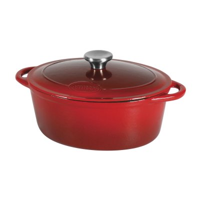 SITRAM  SITRASLOW Cocotte ovale en fonte dacier emaillee - L36 cm - 9L