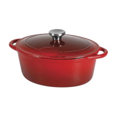 SITRAM  SITRASLOW Cocotte ovale en fonte &eacute;maill&eacute;e - 4L - &Oslash;27 cm