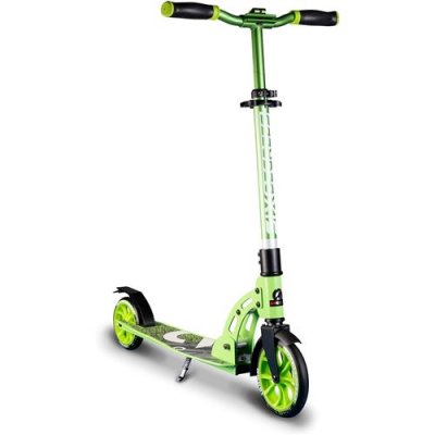 SIX DEGREES  Trottinette enfant 2 roues &eacute;volutive pliable aluminium Junior 180/145 mm vert 