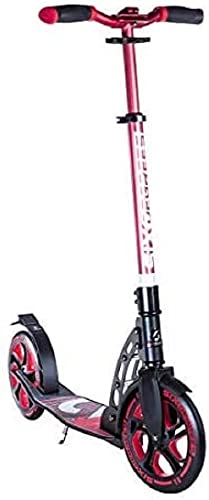 SIX DEGREES  Unisexe &ndash; Trottinette Adulte Rouge, Taille Unique