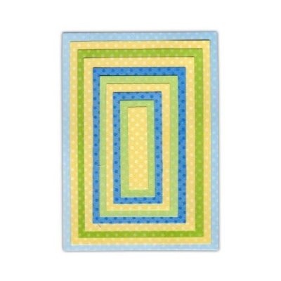 SIZZIX  Matrice de d&eacute;coupe Framelits Set 10 pi&egrave;ces de D&eacute;coupage - Rectangles
