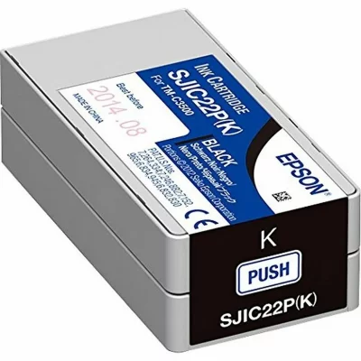 EPSON SJIC22P(K) - Noir - original - cartouche d'encre - pour TM C3500