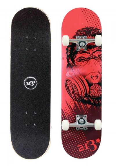 213 Skateboard Erable canadien  gorilla -  UNI Rouge