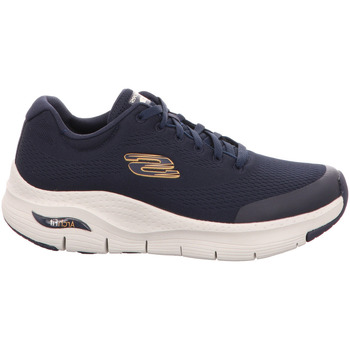 SKECHERS  Arch FIT, Sneaker Homme, Navy Textile/Synthetic/Trim, 39 EU