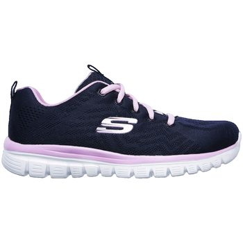 SKECHERS  Femme Graceful-Get Connected Baskets, Marine, 38 EU