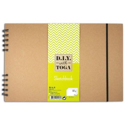 DRAEGER Sketchbook Kraft Spirales 80 Pages - 30x20 cm -  Paris